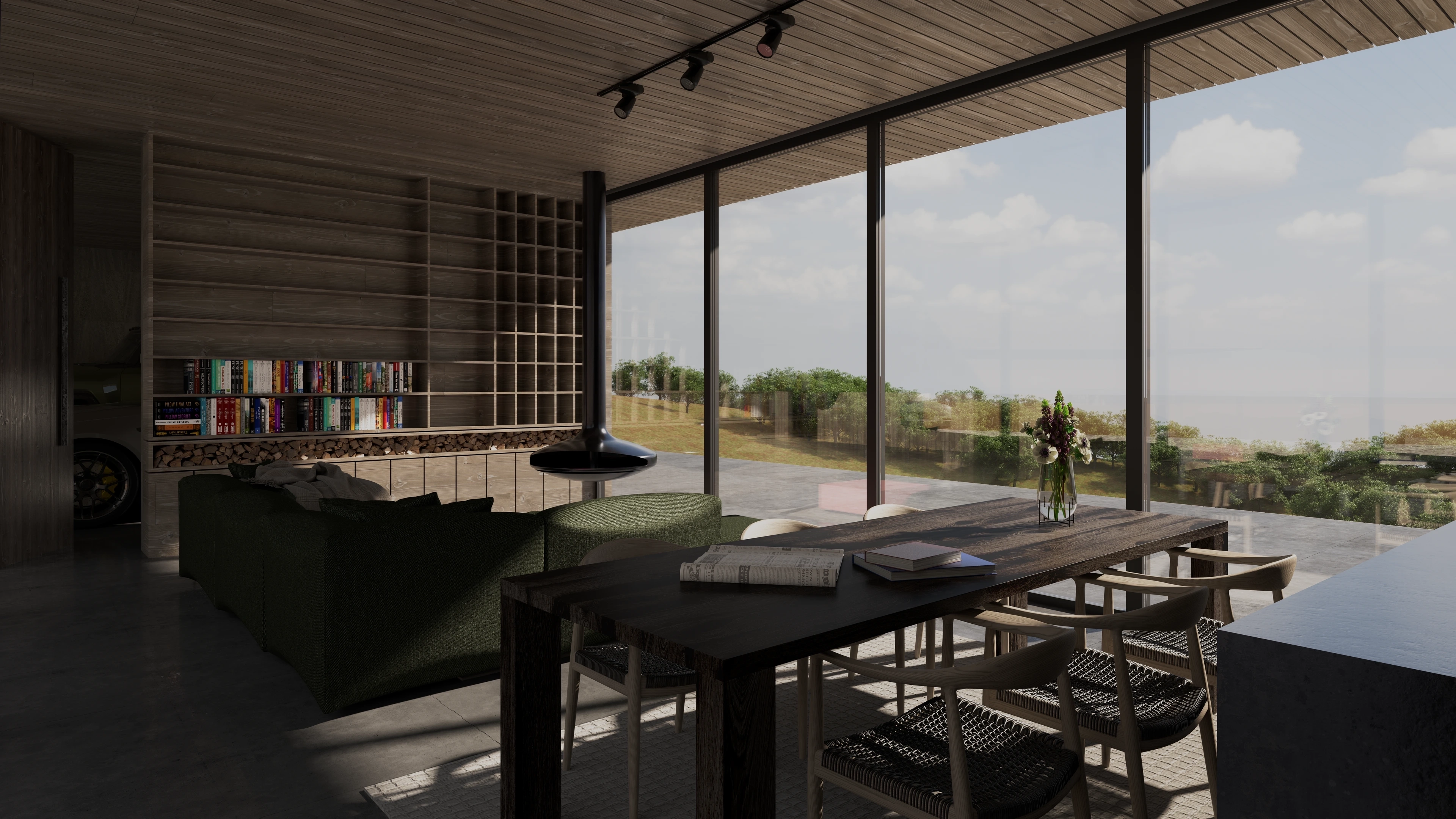 Dusk — Ridgeline House